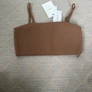 NWT ALC Bronze Knit Crop Top